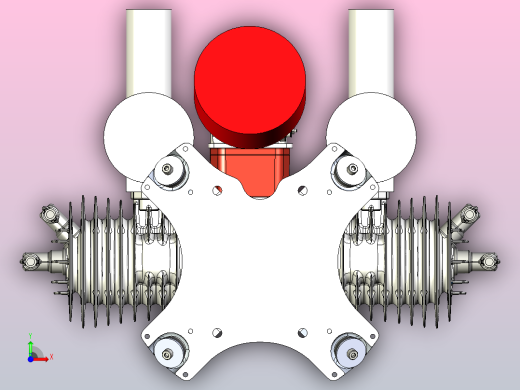 Power4Flight B150i电喷无人机发动机前视缩略图
