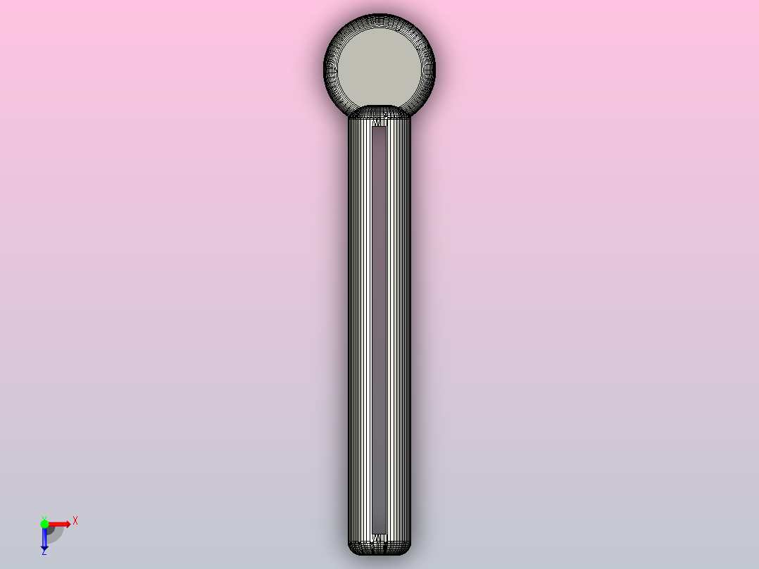 简易挤压机(奶油、牙膏)俯视图