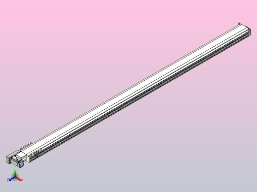 皮带直线轴半封闭可选导轨TPA-HNB-140D-120-L2600-ML-C-P40-N3