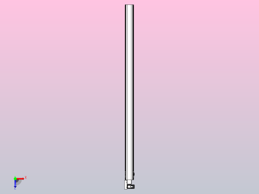 皮带直线轴半封闭可选导轨TPA-HNB-140D-120-L2600-ML-C-P40-N3俯视缩略图