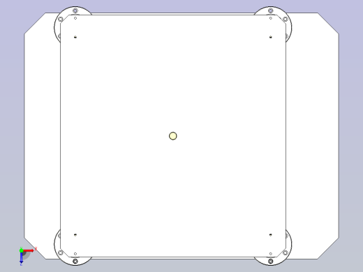 一款悬吊式升降机3D模型俯视缩略图