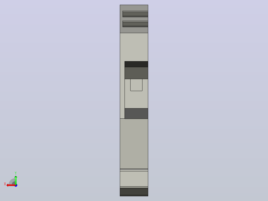 各种三脚架连接器 DIN 35后视图