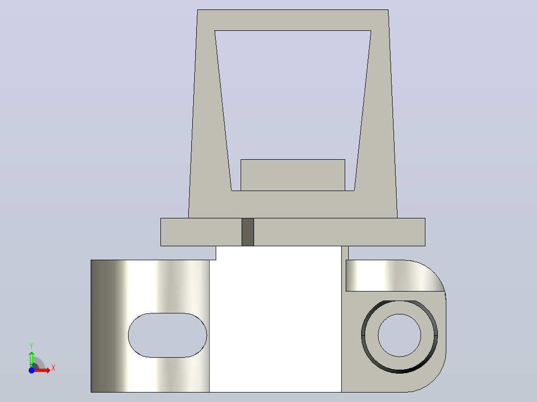 YMTL83D-Y-AZ1-C1 83宽D-Y型弹性楔链前视图