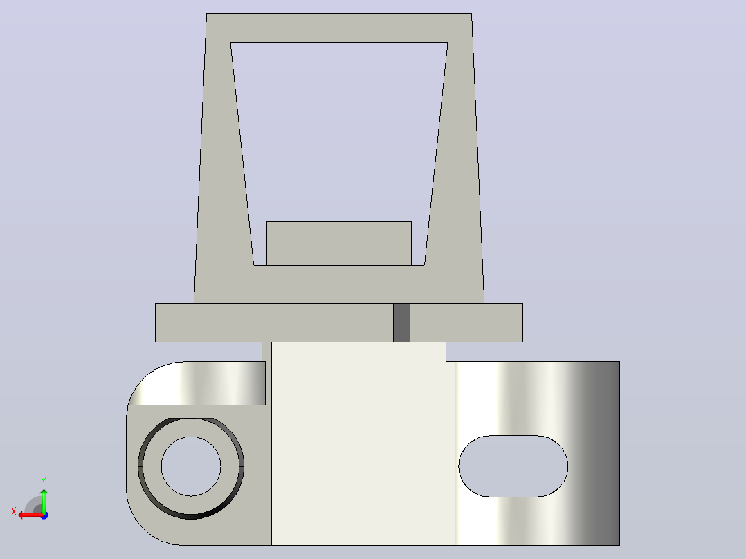 YMTL83D-Y-AZ1-C1 83宽D-Y型弹性楔链后视图