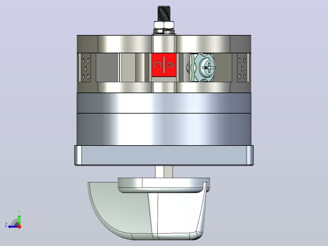 HZ5-40_7.5 L01组合开关三维模型202012右视图