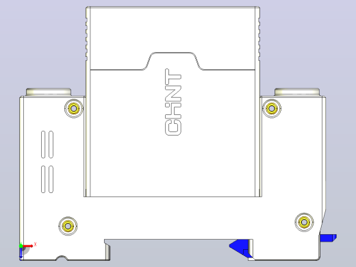 NXU-ⅡG 1P&amp;N电涌保护器三维模型202203 俯视缩略图