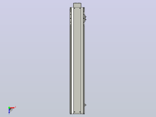 SYS14-750-BM-200W滚珠花健、支撑座、滚珠丝杠、交叉导轨、直线模组.STEP俯视缩略图