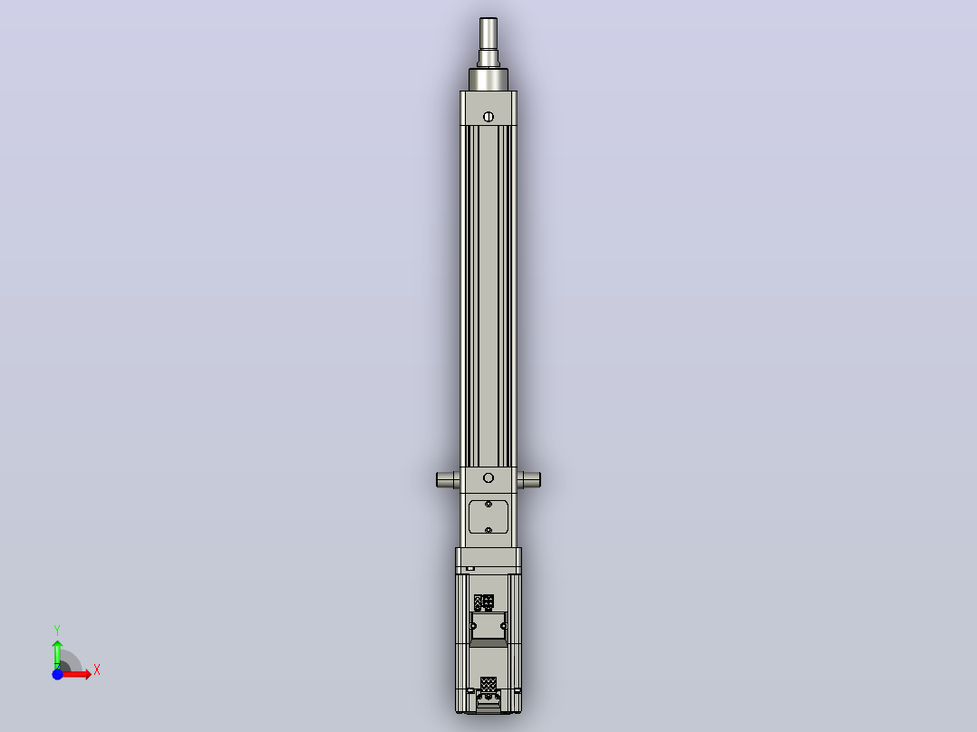 轻载电动缸TPA-ESR40-1210C-L200-M-TC-W-P40-C3前视图