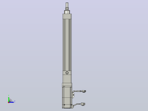 轻载电动缸TPA-ESR40-1210C-L200-M-TC-W-P40-C3左视缩略图