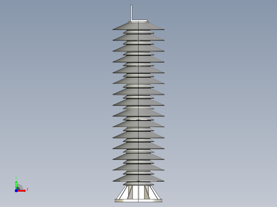 聚合物 Arester 72 kV 克拉前视图