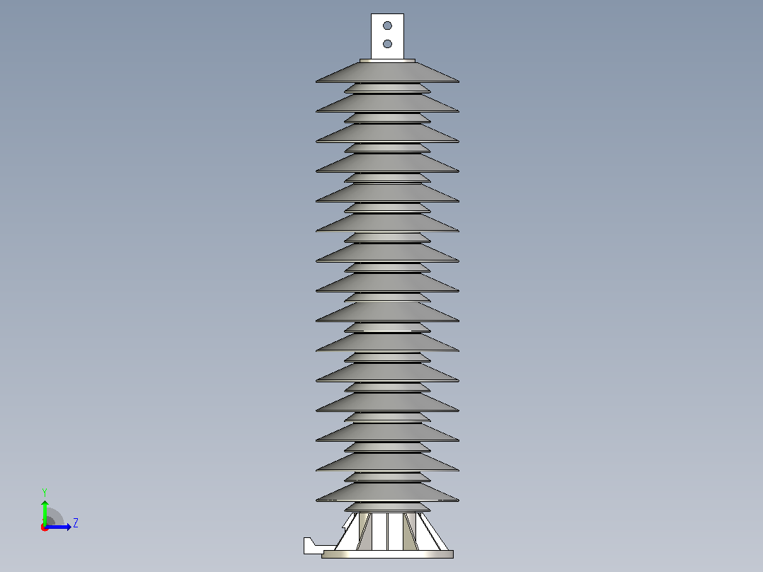 聚合物 Arester 72 kV 克拉左视图