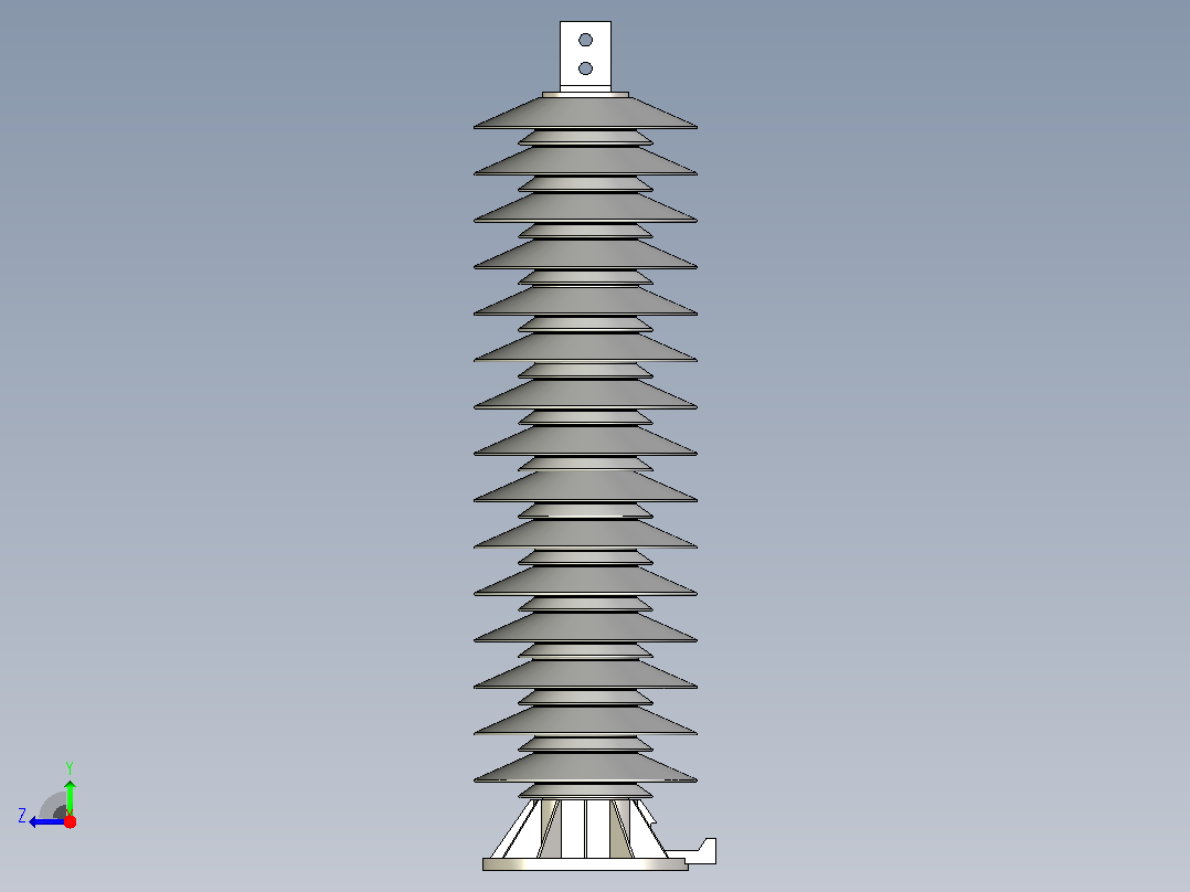 聚合物 Arester 72 kV 克拉右视图