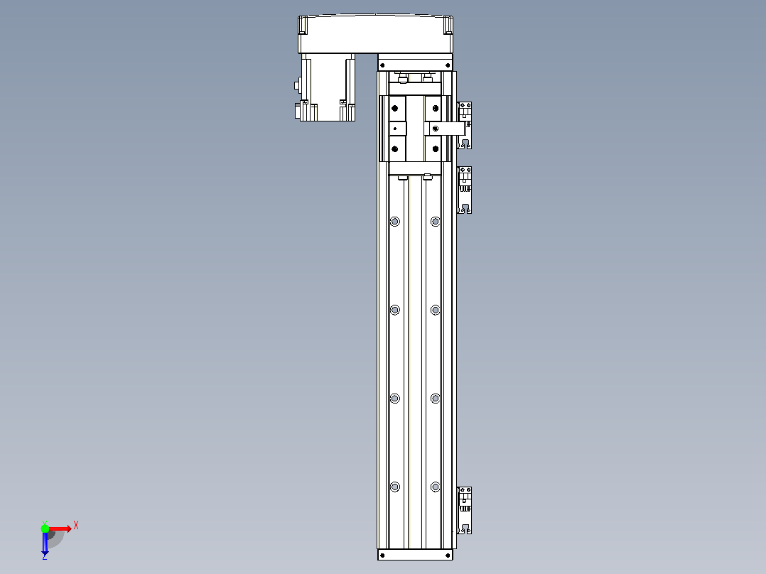 钢基模组TPA-KSR-8610C-540A1-ML-H0S2俯视图