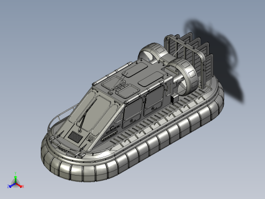 HR HoverMaster 3000(气垫船)正等轴测缩略图