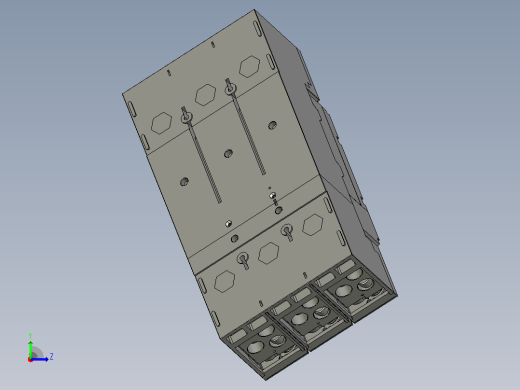 3D_XT_MCCB_M5_3P正泰电气左视缩略图