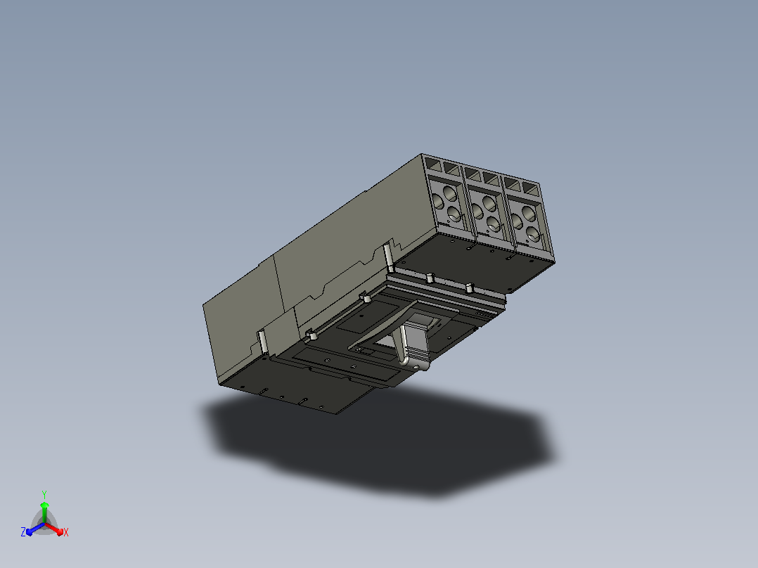 3D_XT_MCCB_M5_3P正泰电气正等轴测图