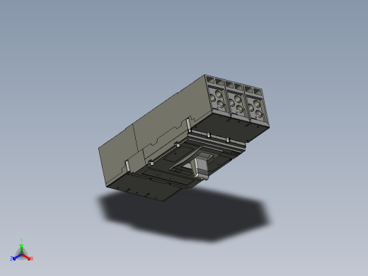 3D_XT_MCCB_M5_3P正泰电气正等轴测缩略图