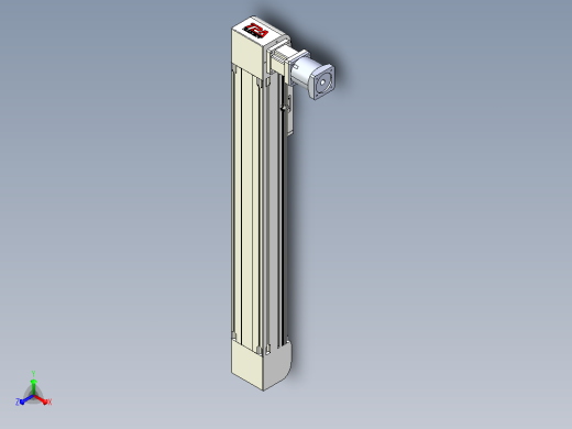 带式直线轴半闭式TPA-ONB-140-256-L750-DR-J90-N3正等轴测缩略图