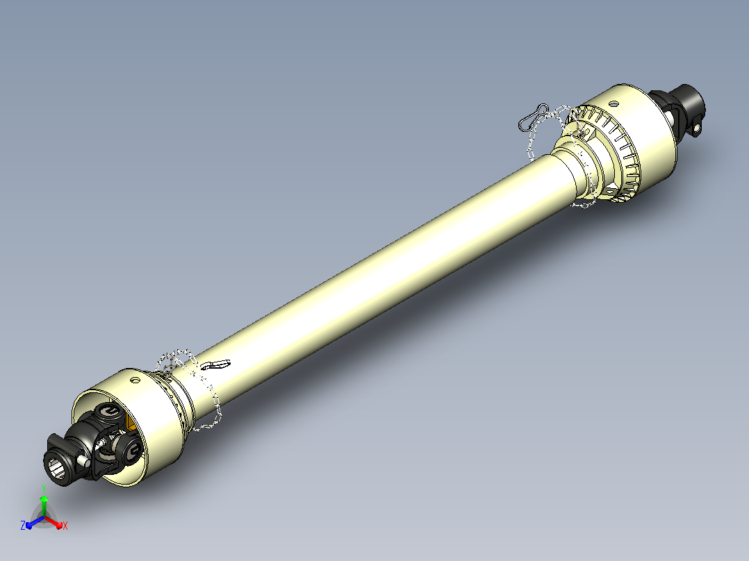 联轴器2500-1.35米万向接头主视图