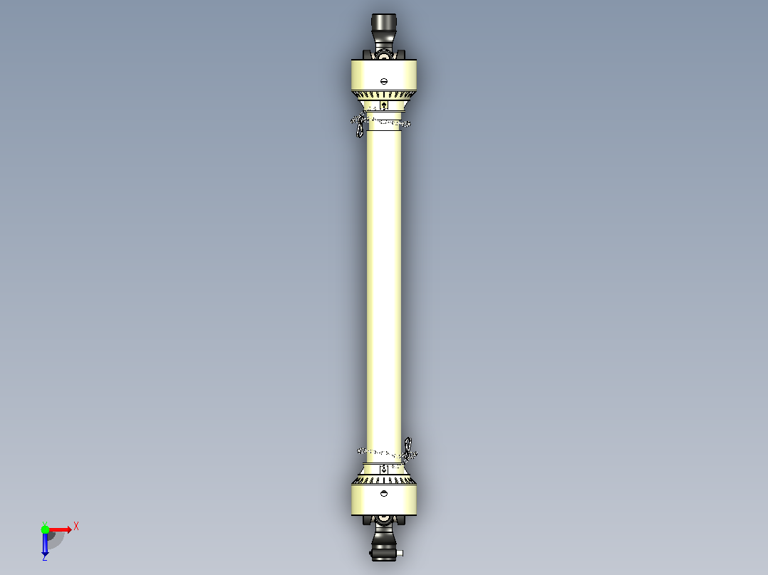 联轴器2500-1.35米万向接头俯视图