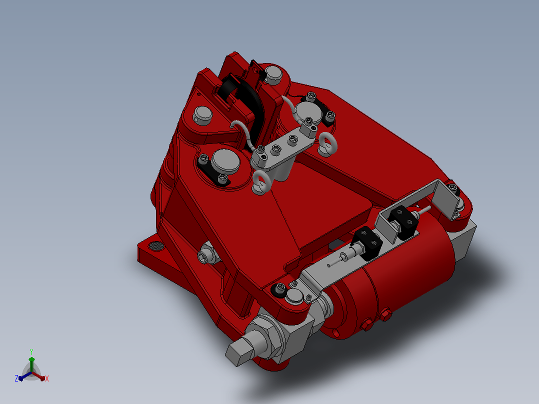 SBD-A安全制动器_SBD200-A-1000×30ⅠRL.WL.CL主视图