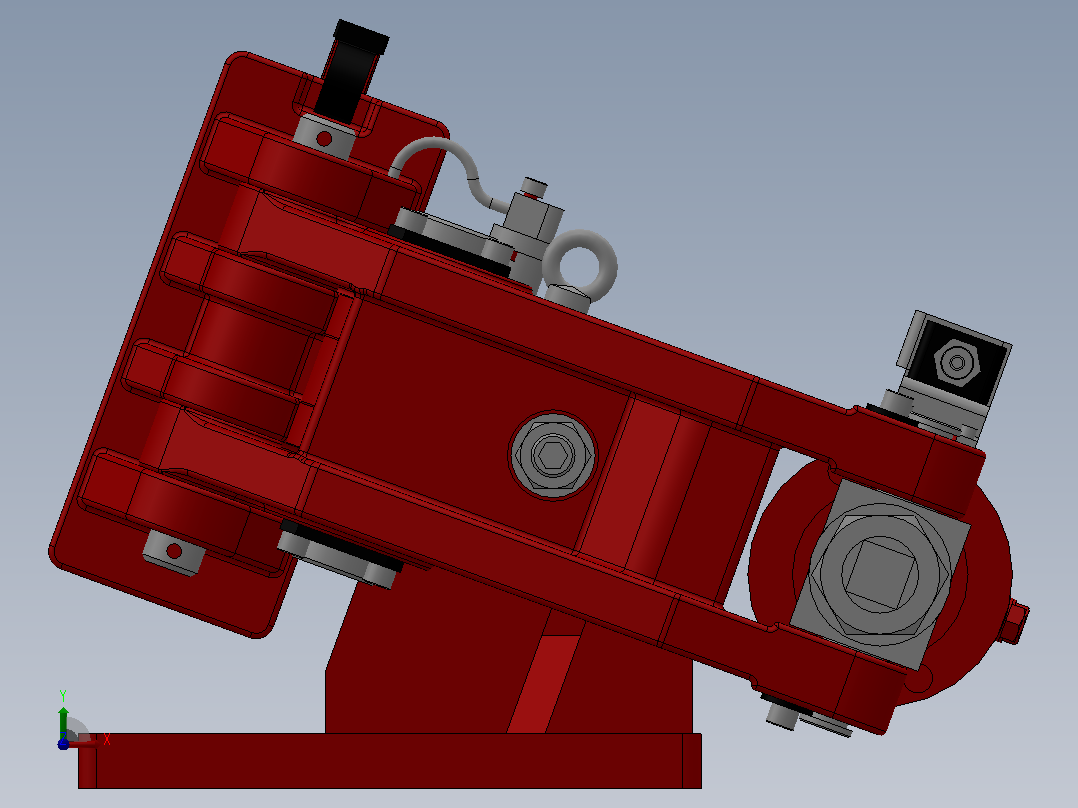 SBD-A安全制动器_SBD200-A-1000×30ⅠRL.WL.CL前视图