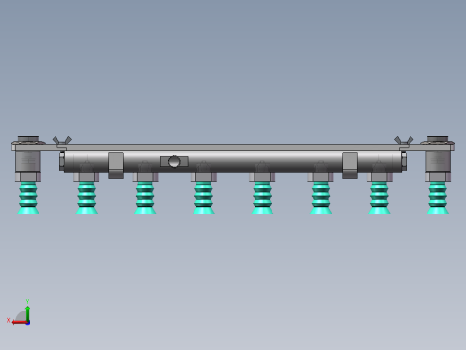 吸盘夹具工装机构 sw17后视缩略图