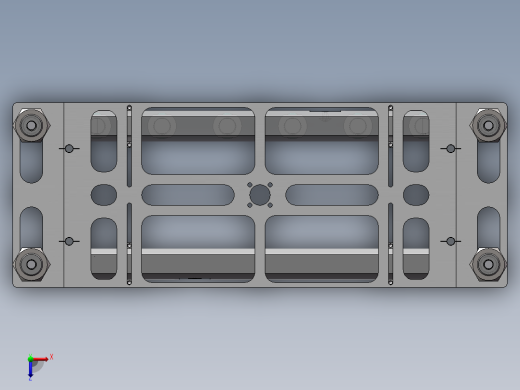 吸盘夹具工装机构 sw17俯视缩略图