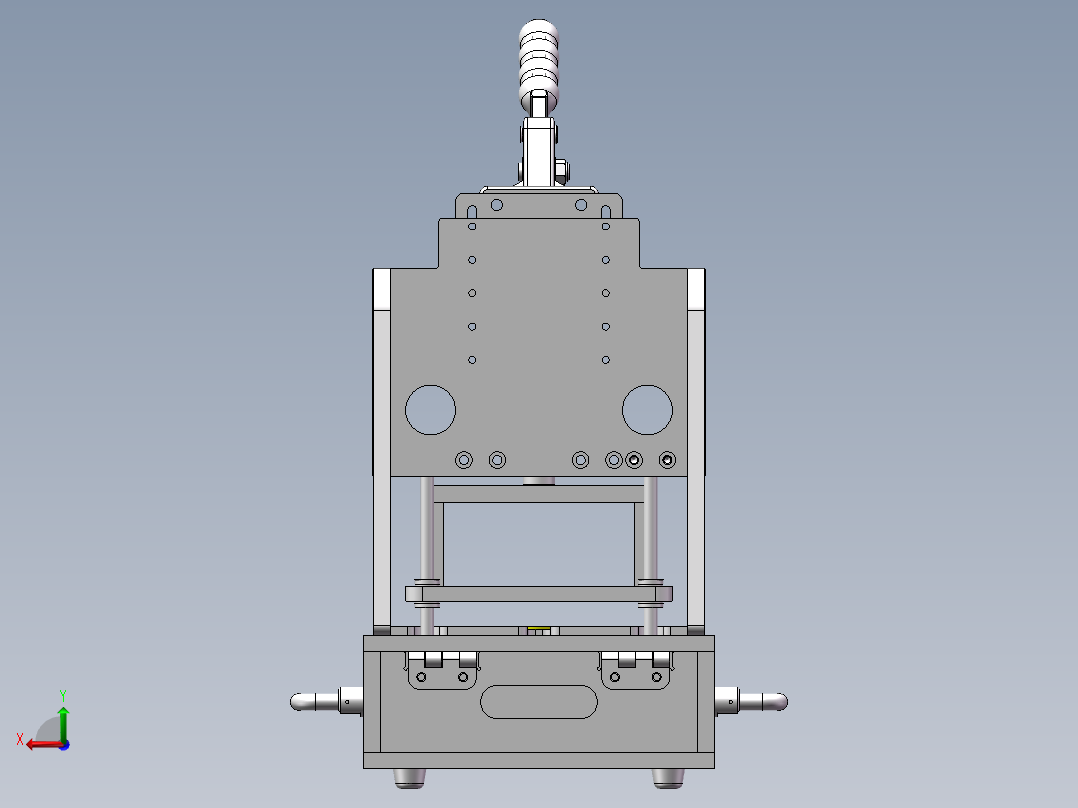 BMS板测试治具sw21可编辑后视图