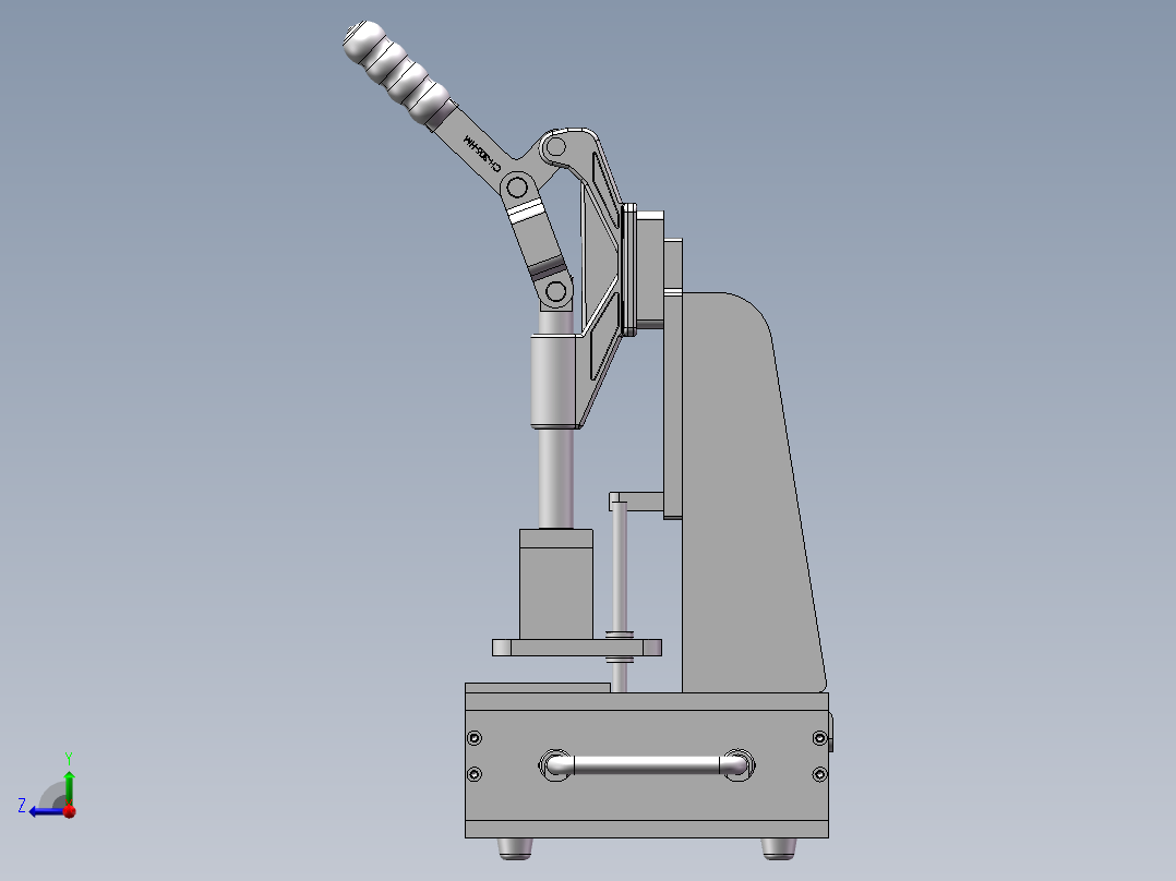 BMS板测试治具sw21可编辑右视图