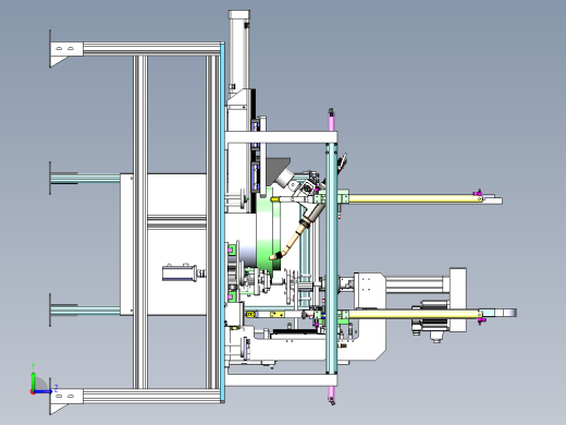 阀杆自动搬运压装焊接设备sw12可编辑左视缩略图