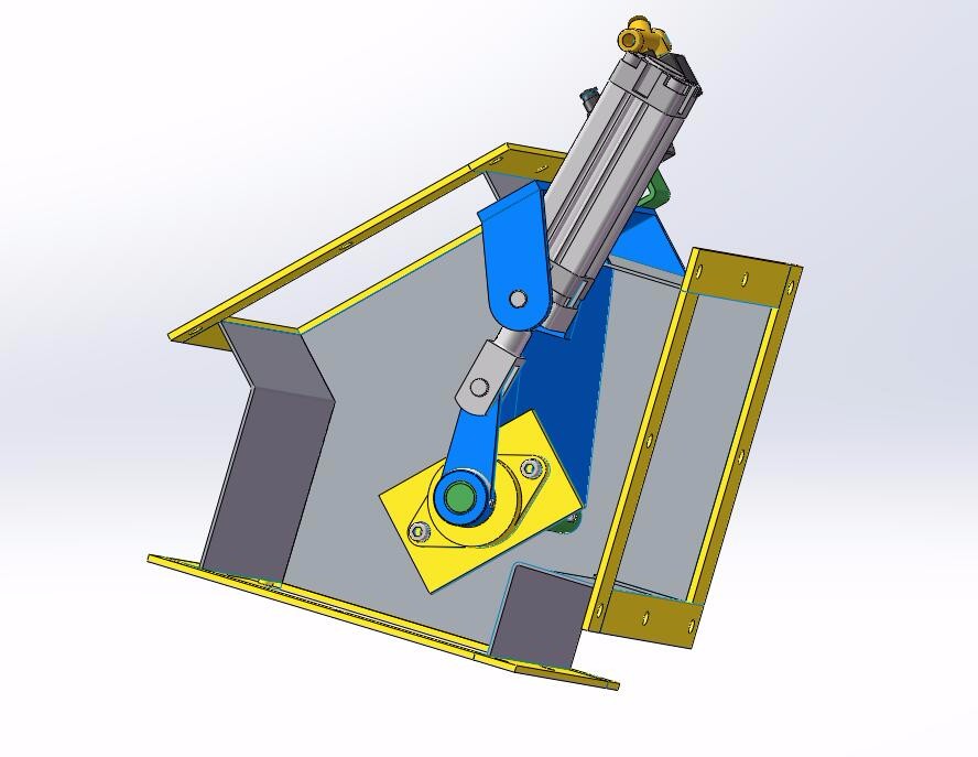 DN250分流阀三维模型3D模型