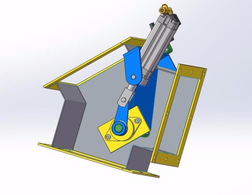 DN250分流阀三维模型3D模型缩略图