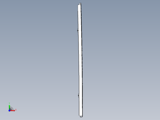 BQ6800G-A09-5507400 左四栅格仓门3D模型前视缩略图