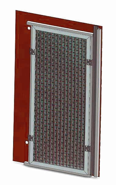 BQ6800G-A09-5507400 左四栅格仓门3D模型缩略图