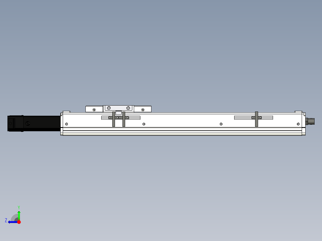 Toyo东佑达直线模组-ECH10-350-BC+煞車右视图