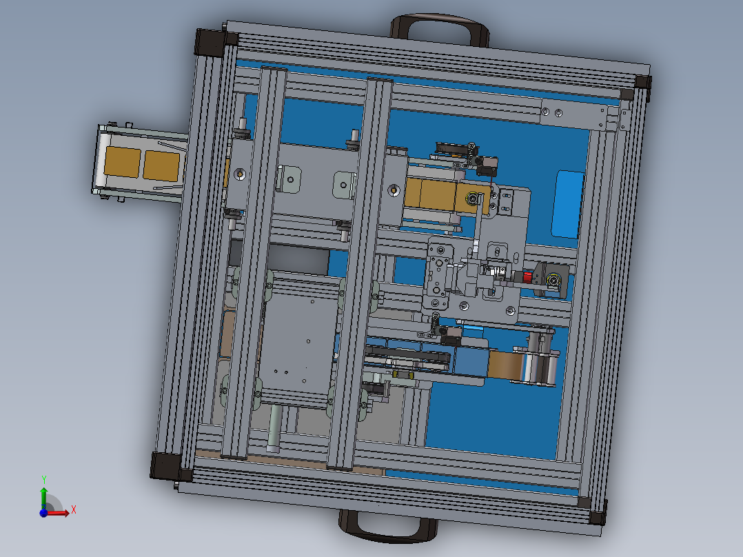 B18_红外线干燥贴膜机前视图