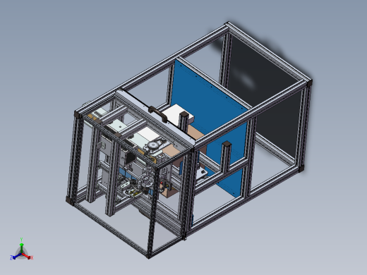 B18_红外线干燥贴膜机正等轴测缩略图