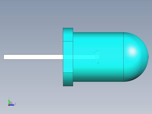 LED_Round_Cyan_D5.0mm左视缩略图