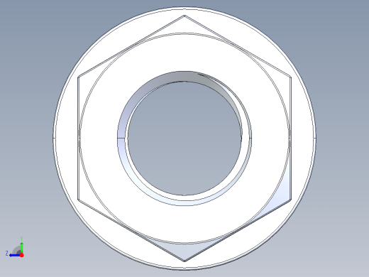 法兰螺母-10-FN.STEP右视缩略图