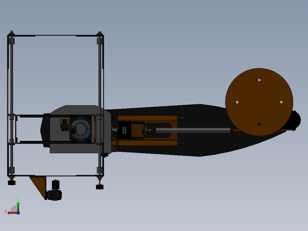 137数控机床后视图