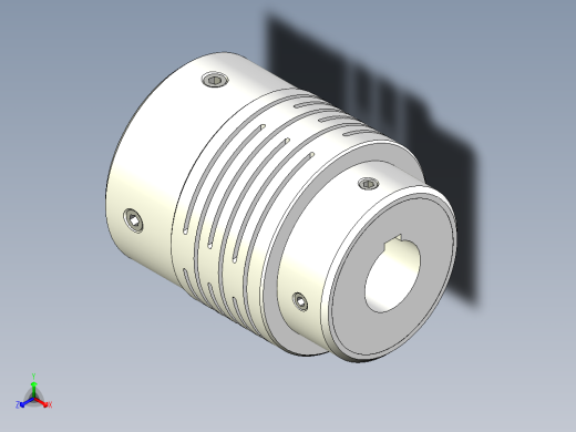 联轴器-Coupling_-_120-117_98-51x40-150_68-Yes正等轴测缩略图