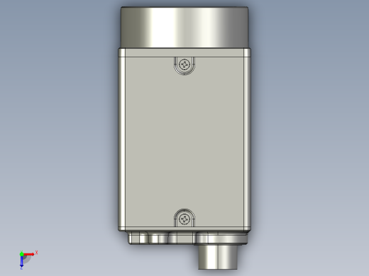 大恒相机镜头Daheng_MER2-G-P_3D_Drawing多系列图纸俯视缩略图