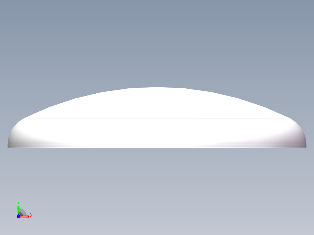 THB碟形封头DN3800前视图