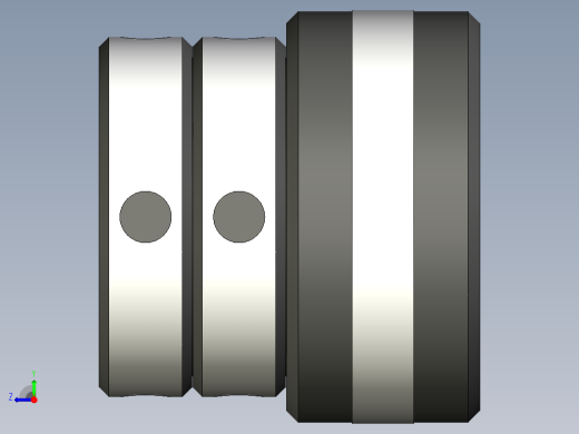 小型千斤頂5588-3D多系列多零件图纸模型右视缩略图