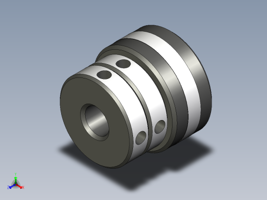 小型千斤頂5588-3D多系列多零件图纸模型正等轴测缩略图