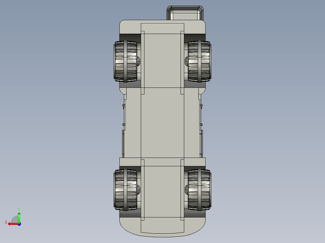 樱桃采摘机 STP后视图