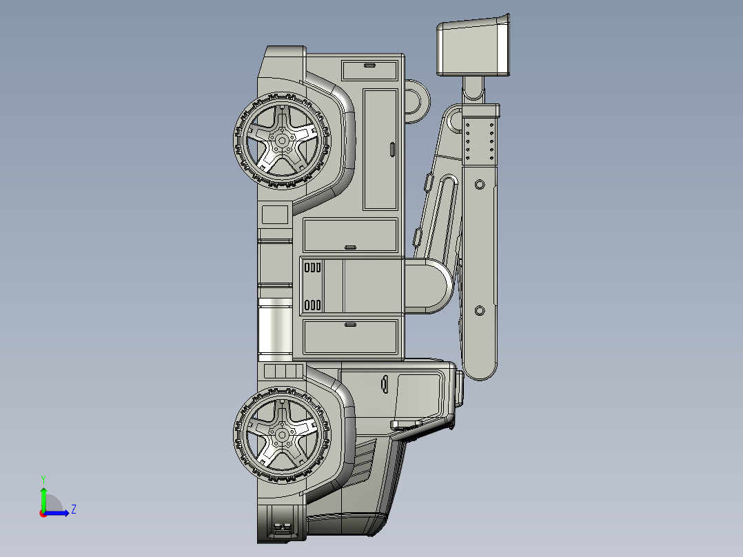 樱桃采摘机 STP左视图