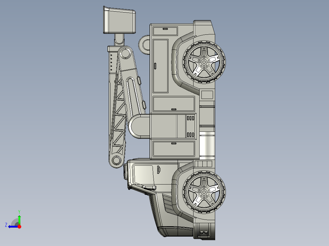 樱桃采摘机 STP右视图