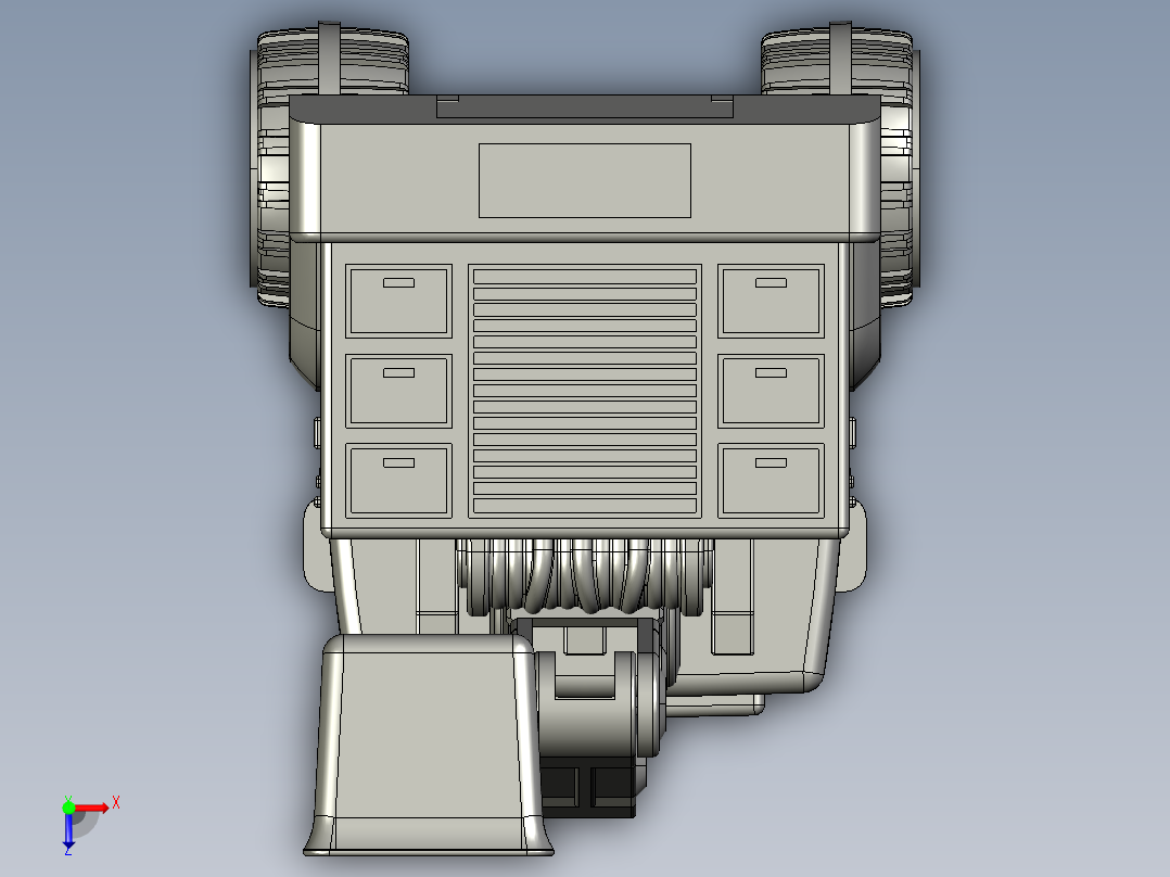 樱桃采摘机 STP俯视图